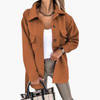 Melina | Schicke und elegante Jacke – Karamell