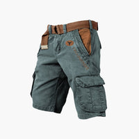 Anton | Cargo-Shorts mit 6 Taschen – Dunkelgrün