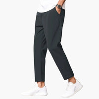 Herren Jogginghose mit geradem Bein und Seitentaschen – Dunkelgrau