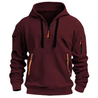 Shalev - Stylischer Langarm Kapuzenpullover | 1+1 Gratis – Rot