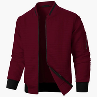 Wärmende Jacke für Herren - stylisch, bequem und modern – Weinrot