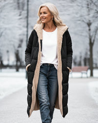 Kiriaki – Sherpa Winter Jacke – Schwarz