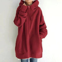 Thelma - Sweatshirts in Übergröße – Rot