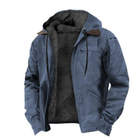 Herrenjacke mit Kapuzenform | Übergangsgeeignet – Hellblau