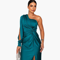 Adriana | Das perfekte Abendkleid – Blau-Grün