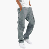 Weite Cargo-Hose für Männer - Bequeme Passform mit Taschen – Dunkelgrau