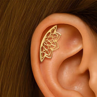 Mieko – Mandala Helix Ohrring – Gold