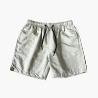 Herren Sommer Shorts mit Kordelzug und Schnelltrocknung – Grau