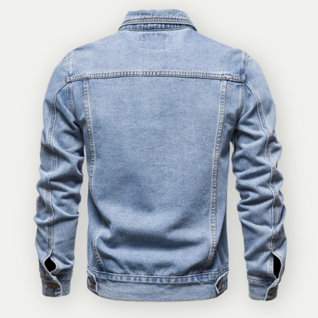 Poila | Klassische Trucker-Jacke aus Denim für Männer