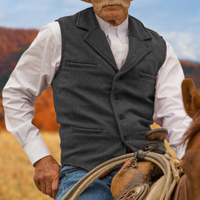 Levi™ | Elegante Klassische Weste – Dunkelgrau