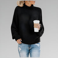 Amy | Klassischer Pullover – Schwarz