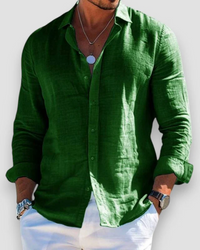 Casual Men's Shirt – Grün