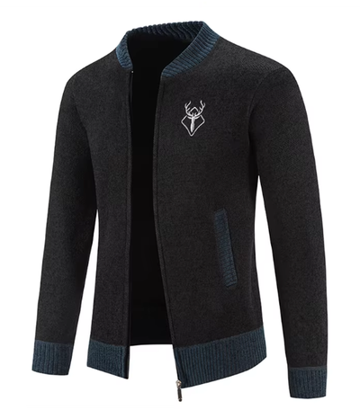 Lasenna | Stilvolle Herrenstrickjacke mit Reißverschluss