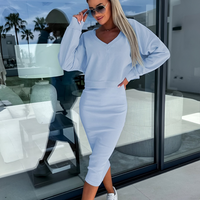 Edith™ | Zweiteiliges Kleiderset – Blau