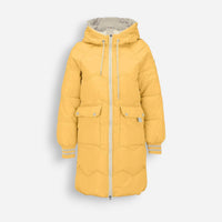 Elegante Winterjacke für Damen – Gelb