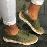Damen Bequeme Atmungsaktive Slip-Ons | Komfortabel und Vielseitig – Grün