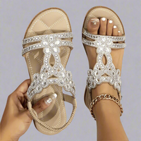 Delinda | Elegante Sandalen für maximalen Komfort – Khaki