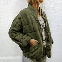 Sophia™  | Luxuriöse Steppjacke – Khaki