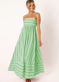 DE LUMI FESTKLEID – Grün
