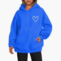 Selina | Lässiger Hoodie – Sapphie Blau