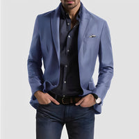 George - Stilvoller Herrenblazer mit Zweiknopfverschluss – Hellblau