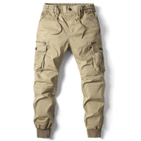 Niel | Herren Cargo Jogger mit Rippbündchen – Khaki