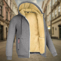 Remy™ - Herren Fleece Hoodie – Grau