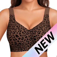 Mona | Bügelloser Daily Push-Up BH – Dark Brown Leopard