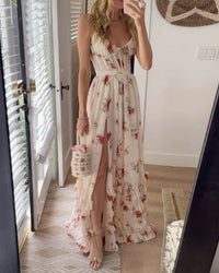 Hazel - Blumenkleid – Weiß