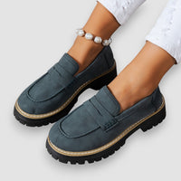 Elevin | Vintage Penny Loafers – Blau