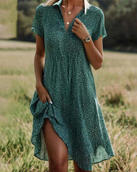 Elegantes Boho-Kleid Odessa™ – Grün