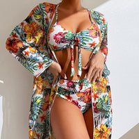 Charlotte | 3-teiliges Bikini-Set – Weiß