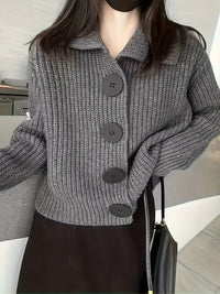 JULIA | MODISCHER STRICKSTIL – Grau