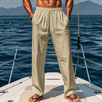 Wayne – Atmungsaktive Baumwolle undlockere Freizeit Sporthose – Khaki