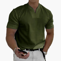 Herrenpoloshirt Moderne Stil Elegant für Entspannte oder Stilvolle Erscheinung – Grün