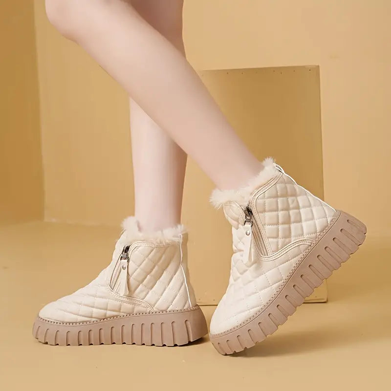 Reithoriae | Bottines Lugano Hivernales in Kaschmir für eleganten Winterstil