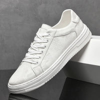 Amelia | Belmont Klassischer Sneaker Herren – Weiß