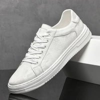 GABRIEL - FREIZEITSCHUHE AUS LEDER – Weiß