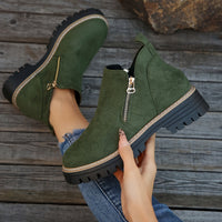 Emma | Hochwertige Damen Boots stilvoll und zeitlos – Grün
