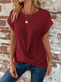 Claudia | Lässiges Top – Rot