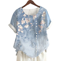 Feronah | Damen Freizeit Bluse – Hellblau