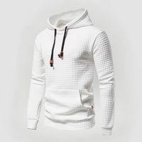 ADAM - PULLOVER MIT VERSTELLBARER KAPUZE – Weiß