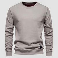 ADOLFO - ENGER UND VIELSEITIGER PULLOVER – Hellgrau