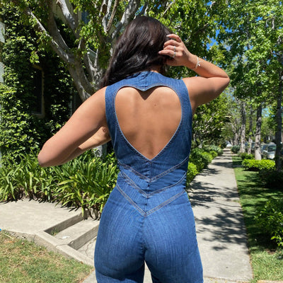 Panalog | Denim Retro Jumpsuit