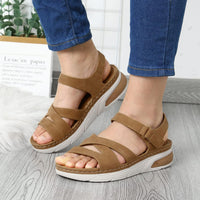 Marbella | Bequeme Sandalen – Braun