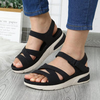 Marbella | Bequeme Sandalen – Schwarz