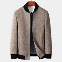 Ludjic| Elegante Winterjacke für Männer – Braun
