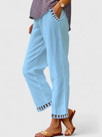 Johanna | Damenhose lässig elegant für Alltag – Himmelblau
