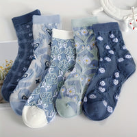 Haselnuss | Vintage Socken – 5er-Pack - Gemischte Farben