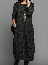 Julia™ - Elegantes Winterkleid – Schwarz